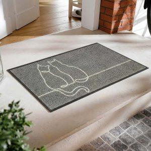 tapis motif chat