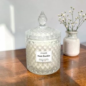 bougie parfumée nuit etoilée