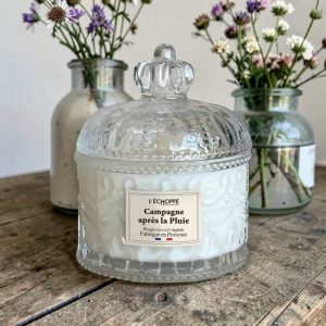 bougie parfumée campagne après la pluie 100% cire végétale made in france