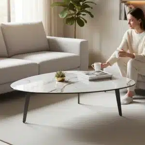 table basse en céramique design