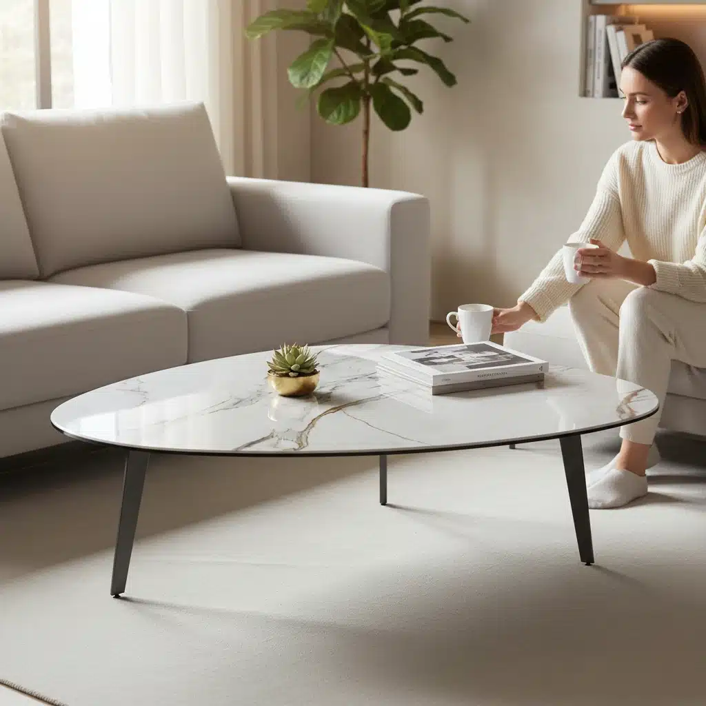 table basse en céramique design