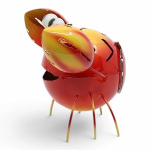 photophore-crabe-en-metal