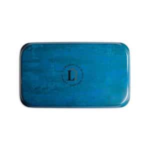 Alternative view of Plateau décoratif rectangulaire Homard bleu - Lalie Design