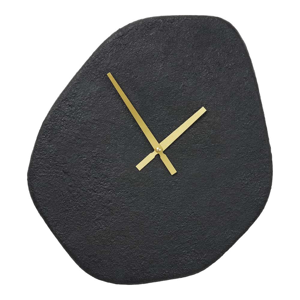 horloge-originale-forme-organique-noir