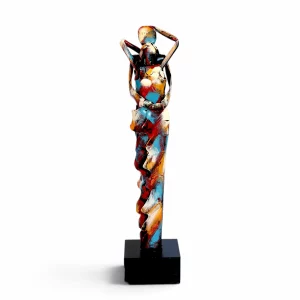 Statuette couple enlacé