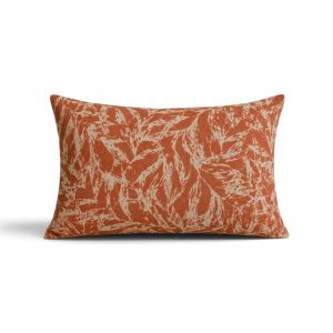 coussin-decoratif-pour-canape-motif-feuillage-teracotta