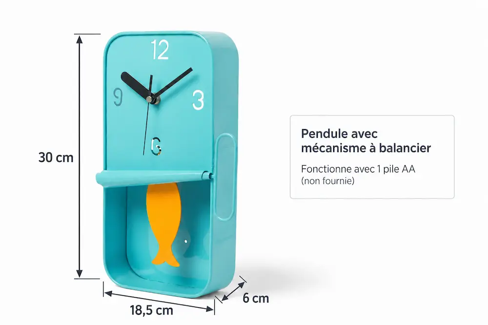 Pendule sardine : ses caractéristiques