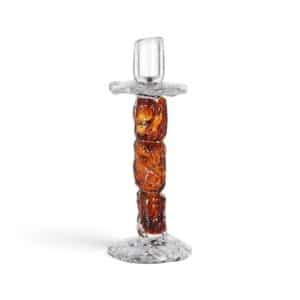 Bougeoir en verre