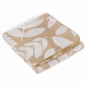 plaid-motif-feuillage-beige-detail